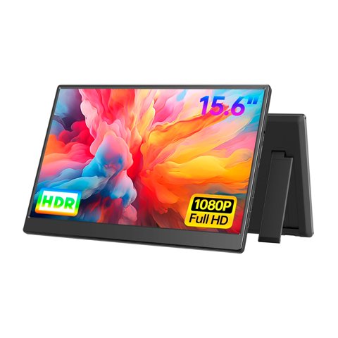 Monitor Portatil Ufyql 15.6' Fhd Usb-C Negro