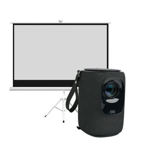 Proyector Portatil Smart Nova 9000Lm + Telón 100"" Levo