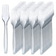 thumbnail image 1 of Tenedores desechables de plástico Prestee, 300 unidades, transparentes, 1 of 7