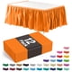 thumbnail image 1 of Falda para Mesa Exquisite 73,5 cm x 427 cm Pack de 12 – Naranja, 1 of 7