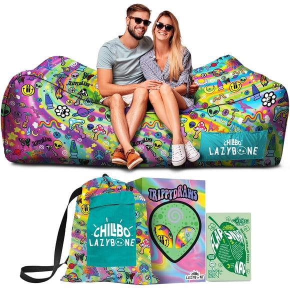 Sofá inflable Chillbo x TrippyDraws Lazybone Ultimate