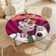 thumbnail image 4 of Película sin título de Wallace y Gromit-theme Fitted Round Tablecloths Elastic Edged Table Covers Waterproof Table Cloth for Kitchen Holiday Party Tables Decor 150cm, 4 of 6