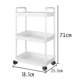 thumbnail image 2 of Carrito de Almacenamiento 3 Niveles con Asa para Cocina o Baño, 2 of 3