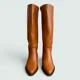 thumbnail image 2 of Bota de Cuero Mujer Wellington Café 35, 2 of 3