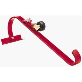 Qualcraft - Ganchos Para Escalera Qual-craft, Acero Rojo, Paquete De 1