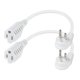thumbnail image 1 of Cable de extensión SPARKING, enchufe plano corto, 30 cm, 16 AWG, 125 V, 13 A., 1 of 9