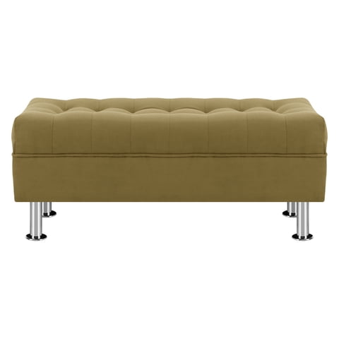 Bodevir - Banqueta Lisboa 2C Felpa 12 Verde Musgo