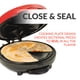thumbnail image 5 of Quesadilla Maker Nostalgia Taco Tuesday Deluxe de 8 pulgadas, color rojo, 5 of 9
