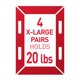 thumbnail image 3 of Tiras para colgar cuadros Command, 9 kg, XL, 8 pares (16 tiras), 3 of 9