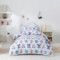 Milsleep - 3D Cartoon Color Animal Funda Nórdica Set Ropa De Cama Set Funda Nórdica Fundas De Almohada 480