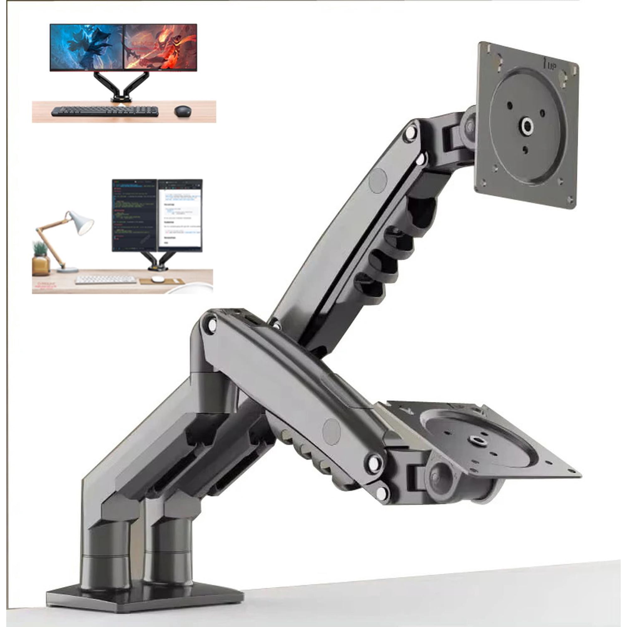 Genérico - Brazo Soporte Doble Monitor Nb F160 17-27'' Gas Ergonómico
