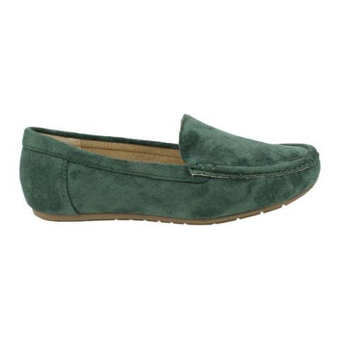 Mocasín New Walk Slip On Confort Verde