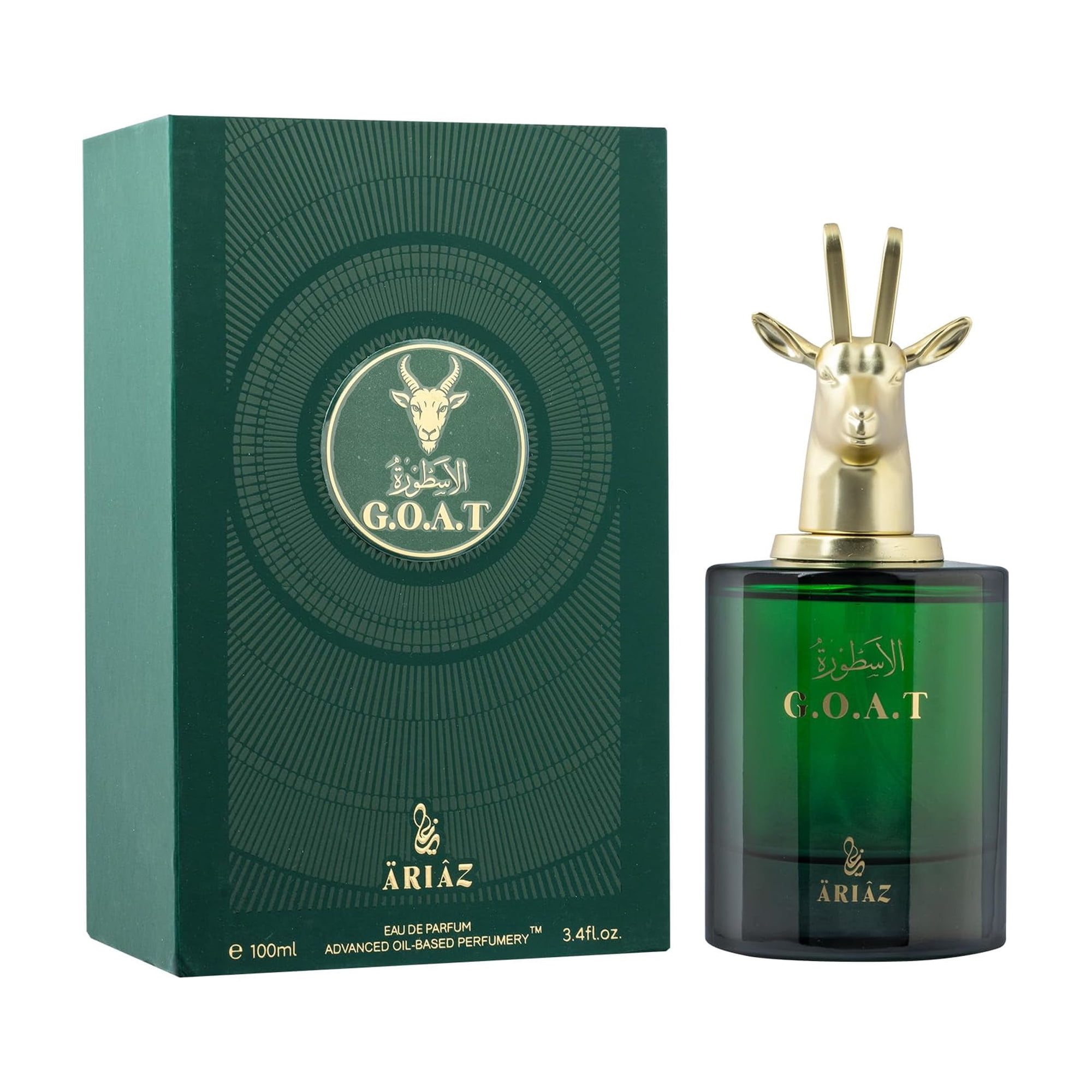 Perfume Ariaz G.o.a.t Para Hombre, 100 Ml, Ámbar Y Vainilla