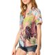 thumbnail image 4 of INSPIRE CHIC Edición Camisas de Mujer Camisetas Hawaianas de Manga Corta Tropical Floral con Botones Abajo L Rosa, 4 of 8