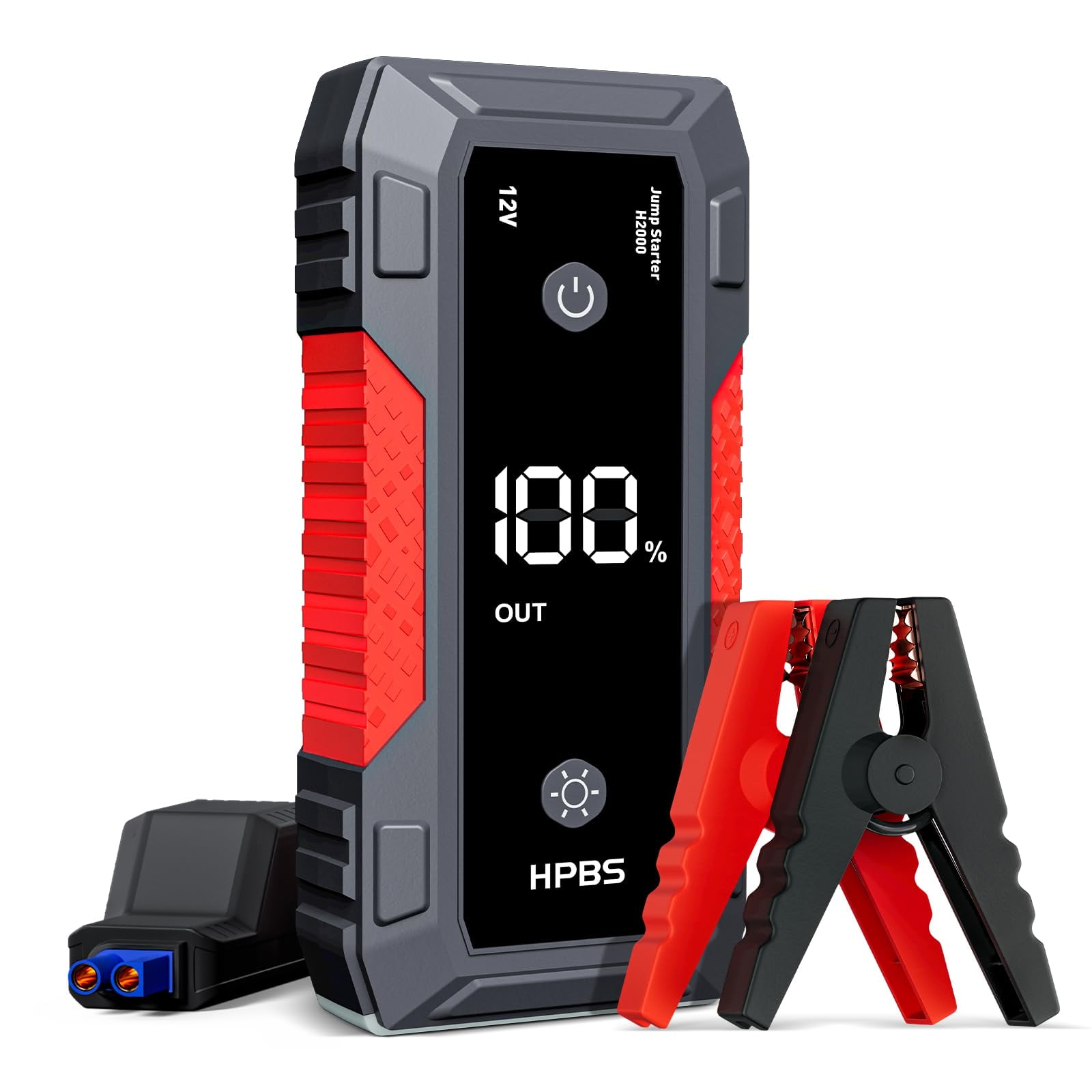 Jump Starter Hpbs 4000a Para Motores De Gasolina De 10 Litros Y Diésel De 8 Litros