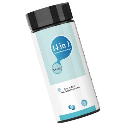 Magideal - Kit De Tiras De Prueba De Agua Potable 100 Piezas Pruebas De Agua De Acuario Ph Tiras De Prueba De Del Agua Kit De Prueba De Agua