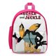 thumbnail image 1 of El Show de Heckle y Jeckle Mochila Escolar para Niños y Niñas, Mochila Infantil Ligera de Alta Calidad, Grande y Duradera ROSA, 1 of 6
