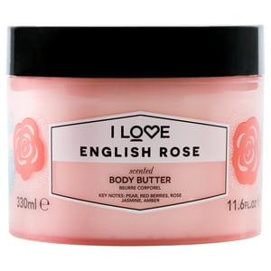 I Love Cosmetics - Mantequilla Corporal Perfumada - Rosa Inglesa De Para Mujeres - Mantequilla Corporal