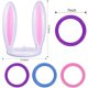 thumbnail image 4 of Juego de lanzamiento de aros A-SZCXTOP - Pack de 2 sombreros inflables de orejas de conejo + 8 aros para fiesta de Pascua, 4 of 6