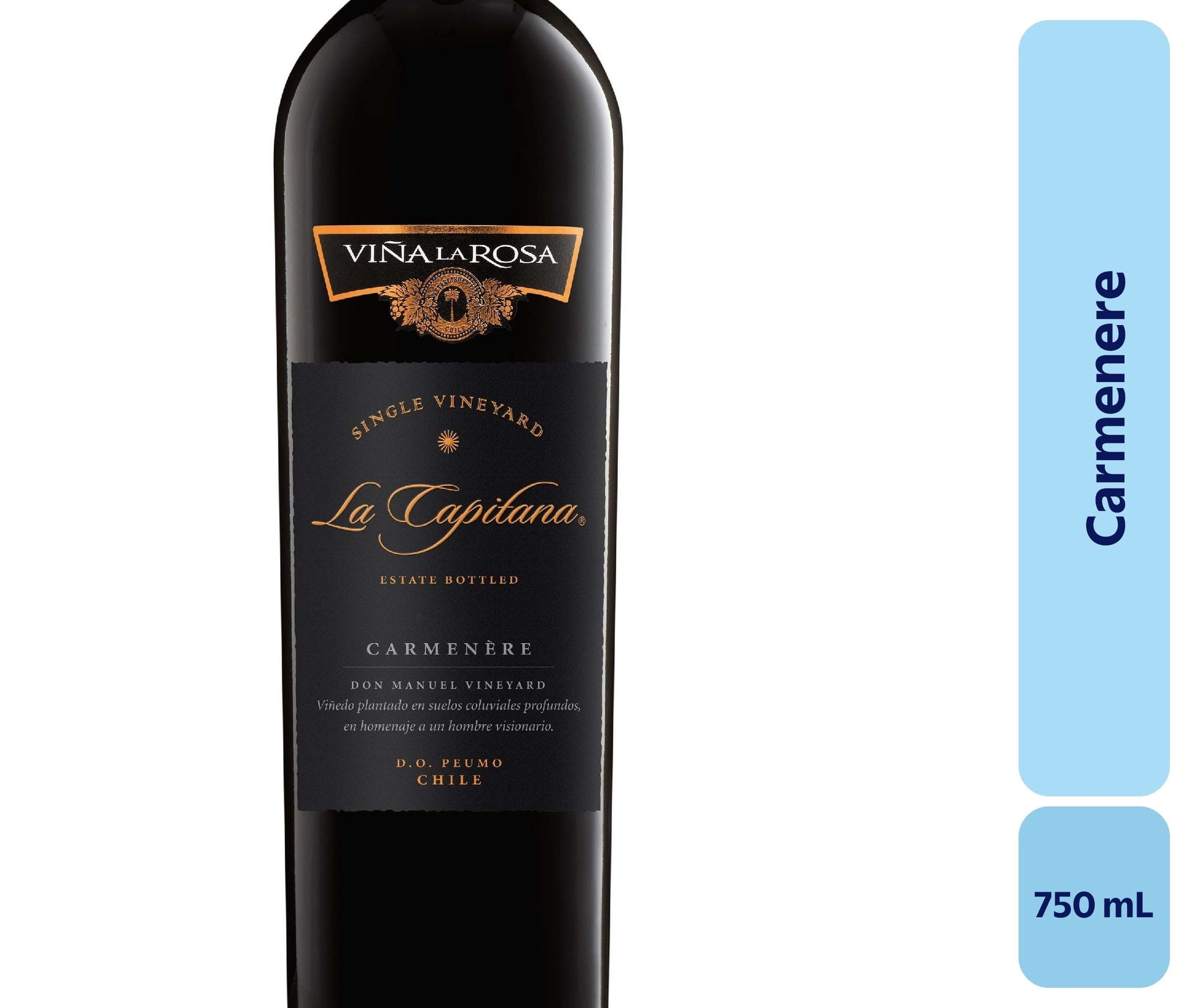 Vino Carménère Botella 750 mL Vina La Rosa