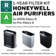 thumbnail image 3 of Paquete combinado de filtros purificadores de aire Honeywell HPA200 Series, 3 of 7
