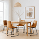 thumbnail image 2 of Pack de 4 Sillas Burgos de Comedor de Cuero Sintético y Metal, 2 of 7