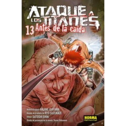 Editorial Norma - Comic Ataque A Los Titanes 13 Antes De La Caida
