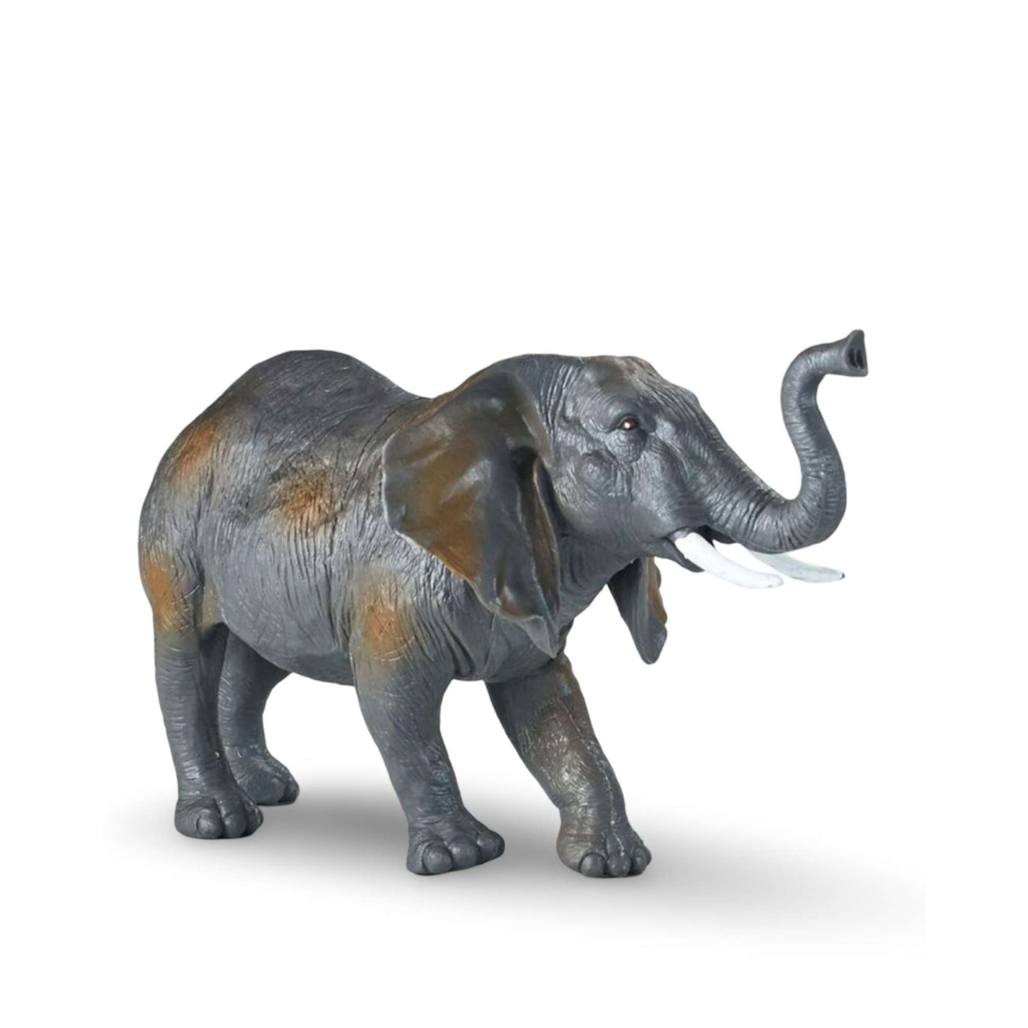 Mylhogar - Figura Elefante Realista Decorativa Coleccionable 14 Cm De Alto