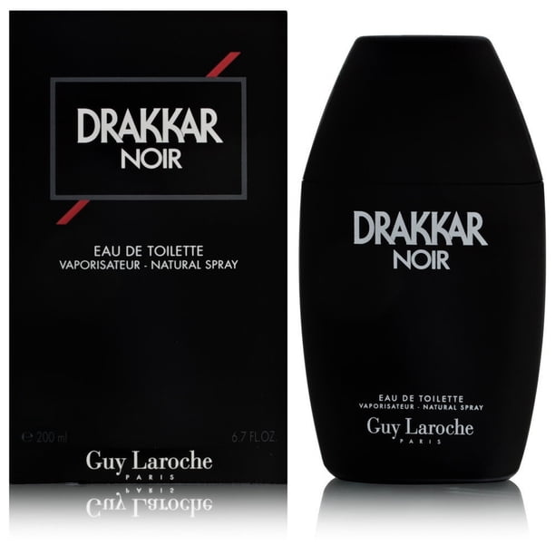 Perfume Guy Laroche Drakkar Noir Eau de Toilette, 6,7 onzas, 200 mililitros, EDT