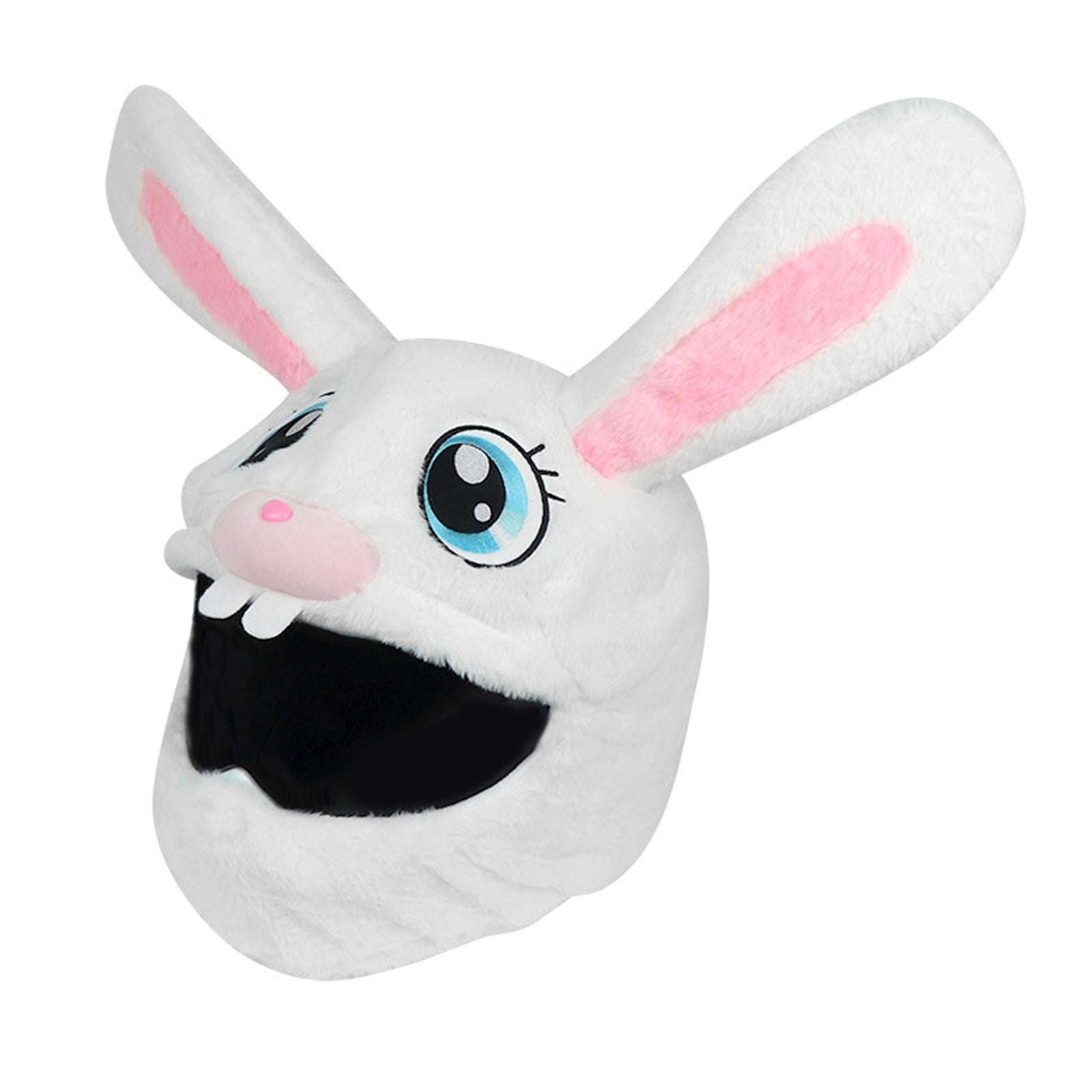Ioensy - Funda Protectora Para Casco Para Cascos Integrales, Funda Para Casco Divertida De Felpa Para Motocicleta, Conejo