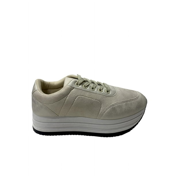 Zapatilla Gamuza Ecológica ZAY75 Beige