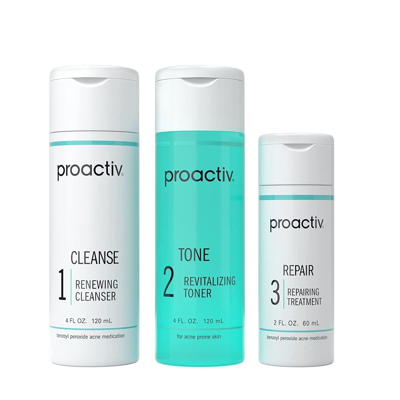 Kit De Tratamiento Para El Acné Proactiv 3 Step Con Peróxido De Benzoilo