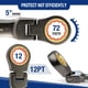 thumbnail image 4 of Juego de llaves WORKPRO Flex Head Stubby Ratcheting 9-17 mm, 8 unidades, 4 of 8