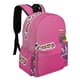 thumbnail image 2 of Vaca y Pollo-theme Backpack, Campus style schoolbag Bookbag with Adjustable Shoulder Straps And Large Zip Compartment, Unisex Travel Bags.42x30x15cm, 2 of 6
