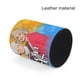 thumbnail image 4 of Chicas de Oro-theme Cylinder Pen Holder Pencil Organizer with Flannel Lining PVC Leather Material Cardboard Base for study work 10*8CM, 4 of 6