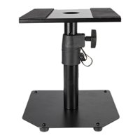 Magideal - Soporte Para Monitor De Estudio, Soporte Para Altavoz, Equipo De Audio Profesional De Acero, Soporte Para Altavoz, Altura Ajustable Para Altavoces De Sin Abrazadera C