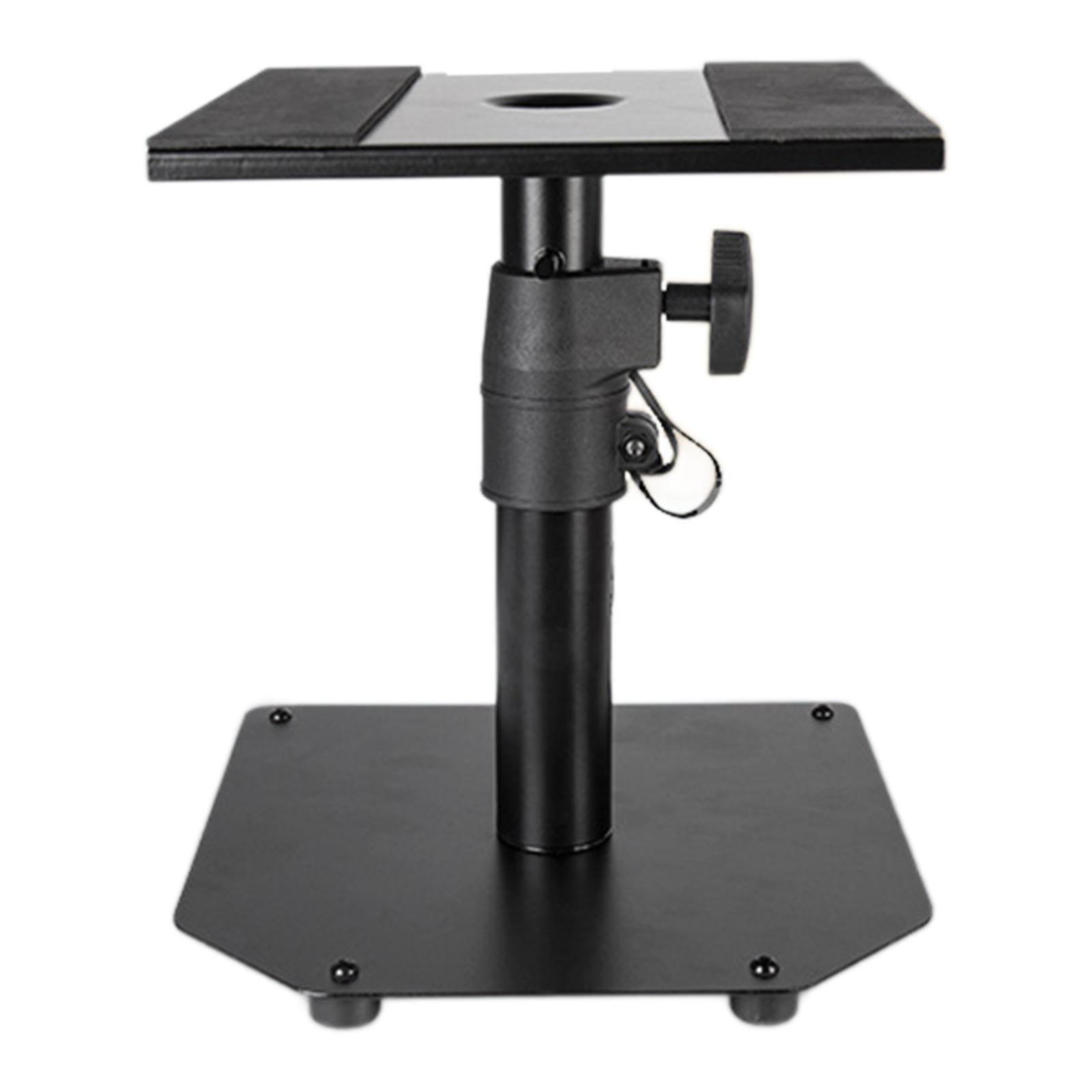 Magideal - Soporte Para Monitor De Estudio, Soporte Para Altavoz, Equipo De Audio Profesional De Acero, Soporte Para Altavoz, Altura Ajustable Para Altavoces De Sin Abrazadera C