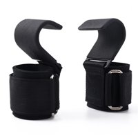 Xusx111 - Ganchos De Levantamiento De Pesas Deportivos (Par) - Correas De Muñeca De Levantamiento Pesado, Soporte De Agarre De Mano Para Levantadores Muertos, Tiradores, Hombros, Ganchos De Levantamie