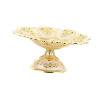 Bothyi - Cuenco De Pedestal Decorativo Para Frutas Para La Entrada, La Mesa De Café Y La Oficina