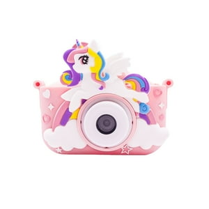 Babyluna - Cámara Digital Infantil Con Sd 32G, Portátil Y Juguete Multifuncional Unicornio