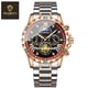thumbnail image 2 of Explojoy Reloj de Negocios para Hombre Movimiento de Cuarzo Calendario de Tres Esferas Pantalla Luminosa Reloj de Pulsera Impermeable de 30 M, 2 of 10