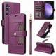 thumbnail image 3 of FOXDOCK Funda tipo Cartera para Samsung Galaxy S24 FE – Cubierta de Cuero PU con Múltiples Ranuras, Bolsillo para Efectivo y Correa de Muñeca, 3 of 6