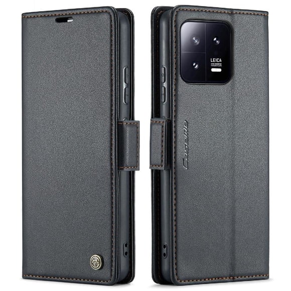 CaseMe tipo cartera Xiaomi 13 con cierre magnético, RFID, tarjetero, soporte, carga inalámbrica