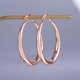thumbnail image 1 of 18K Gold Plated Hoop Huggie Earrings: Perfect for Women & Girls' Parties & Holidays!, 1 of 5