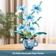 thumbnail image 3 of Set De Bloques De Construcción Flores De Orquídea Azul 567 Piezas, 3 of 7