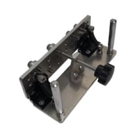 Magideal - Juego Básico De Herramientas Para Afilar Cuchillos, Afilador De Carpintería, Afilador De Mano Fijo Con 2 Pinzas, Afilador De Cuchillos Fijo Para Tijer Rojo