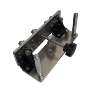 Magideal - Juego Básico De Herramientas Para Afilar Cuchillos, Afilador De Carpintería, Afilador De Mano Fijo Con 2 Pinzas, Afilador De Cuchillos Fijo Para Tijer Rojo