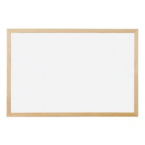 Genérico - Pizarra Blanca Acrílica 20X30 Cm - Marco De Madera Compacto