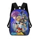 thumbnail image 1 of Los Caballeros del Zodíaco-theme Backpack, Campus style schoolbag Bookbag with Adjustable Shoulder Straps And Large Zip Compartment, Unisex Travel Bags., 1 of 6