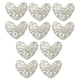 thumbnail image 3 of 10pcs Corazón Colgante Ornamento Festival Decorativo Ratán árbol De Navidad Colgante, 3 of 5